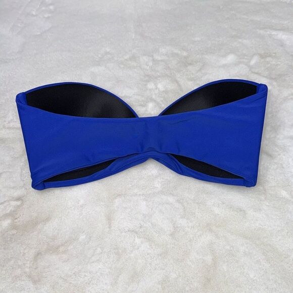 Mikoh Bandeau Strapless padded Bikini Top Size Medium - Picture 2 of 7